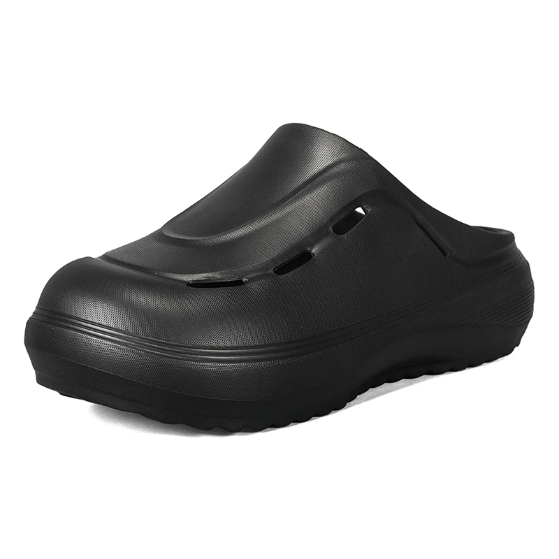 

Новые мужские повседневные сандалии большого размера, стильные и легкие мужские тапочки, мужская обувь на толстой подошве с дышащим верхом.