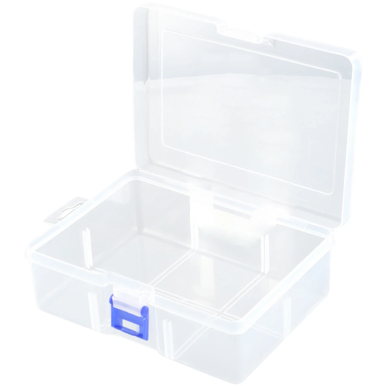 Large Capacity Transparent Plastic Storage Box For Small Component Jewelry Tool Box Bead Pills Organizer Nail Art Tip Case