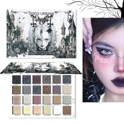 24 colors matte Dark punk eyeshadow for Halloween