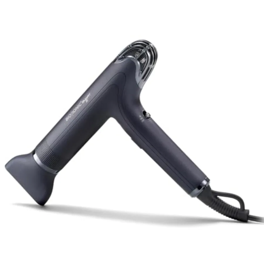 

Bio Ionic Smart-X Hair Dryer with Diffuser High-Efficiency Blow Dryer 3 Heat 3 Speed Settings for Fine to Thick Hair Reduces Fr