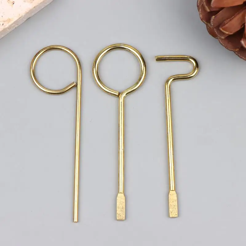 Hot  5Pcs Bedroom/Bathroom Door Emergency Keys For Interior Levers And Knobs Outdoor Use Opening Doors When Keys Are Forgotten