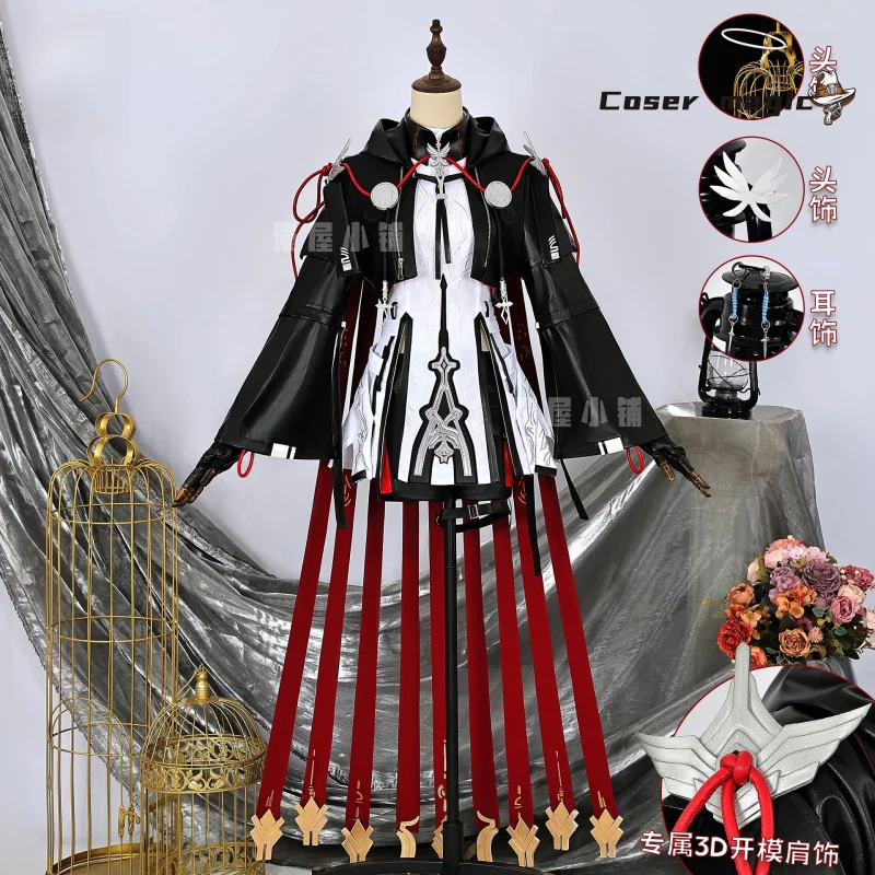 

Arknights Exusiai the New Covenant‌ Cosplay Costume Uniform Halloween Carnival Party Christmas Play Role Clothes Clothing