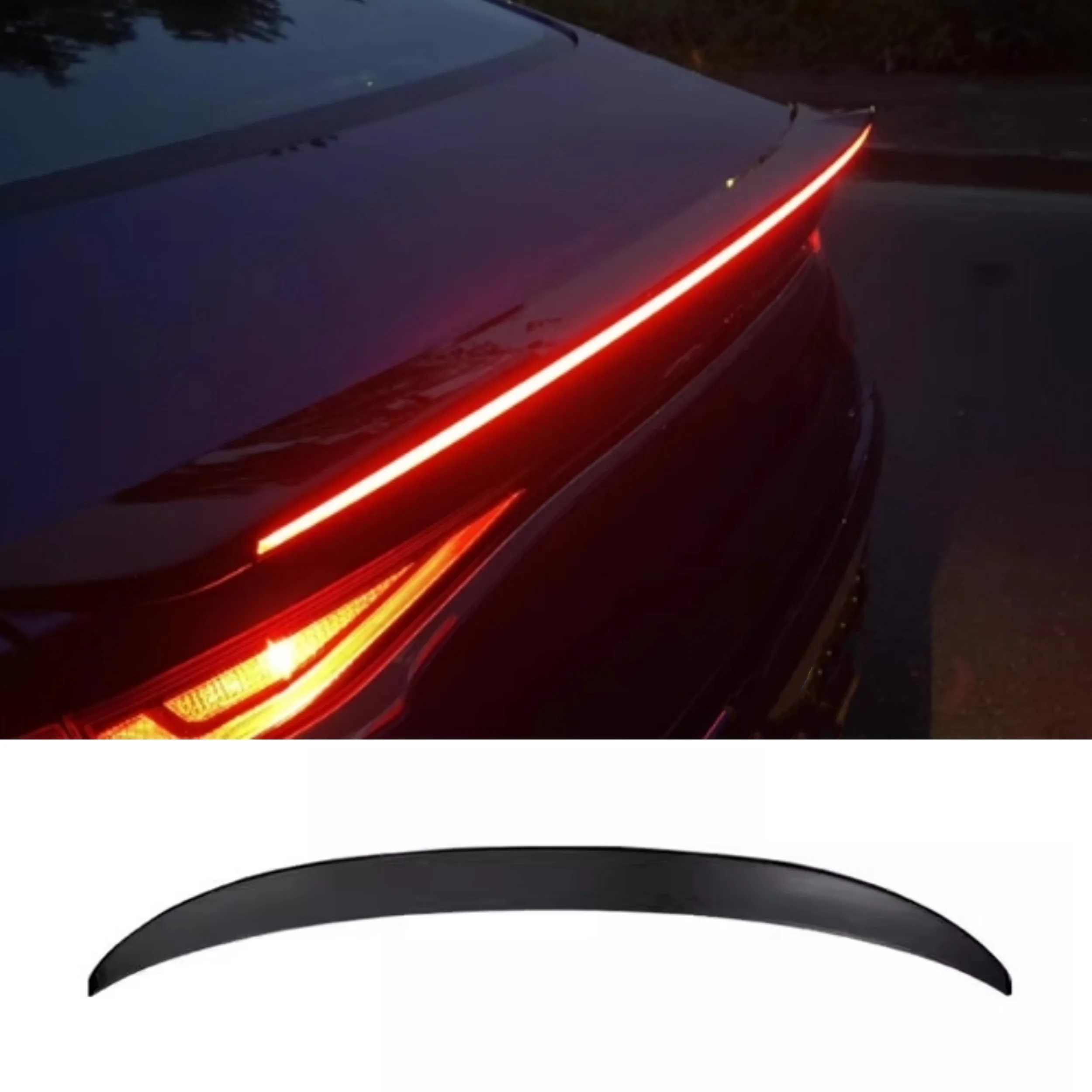 LED Tail Wing for Hyundai Lsfesta modified With light streamer Rear spoiler Rear wing Body kit Car Accessories