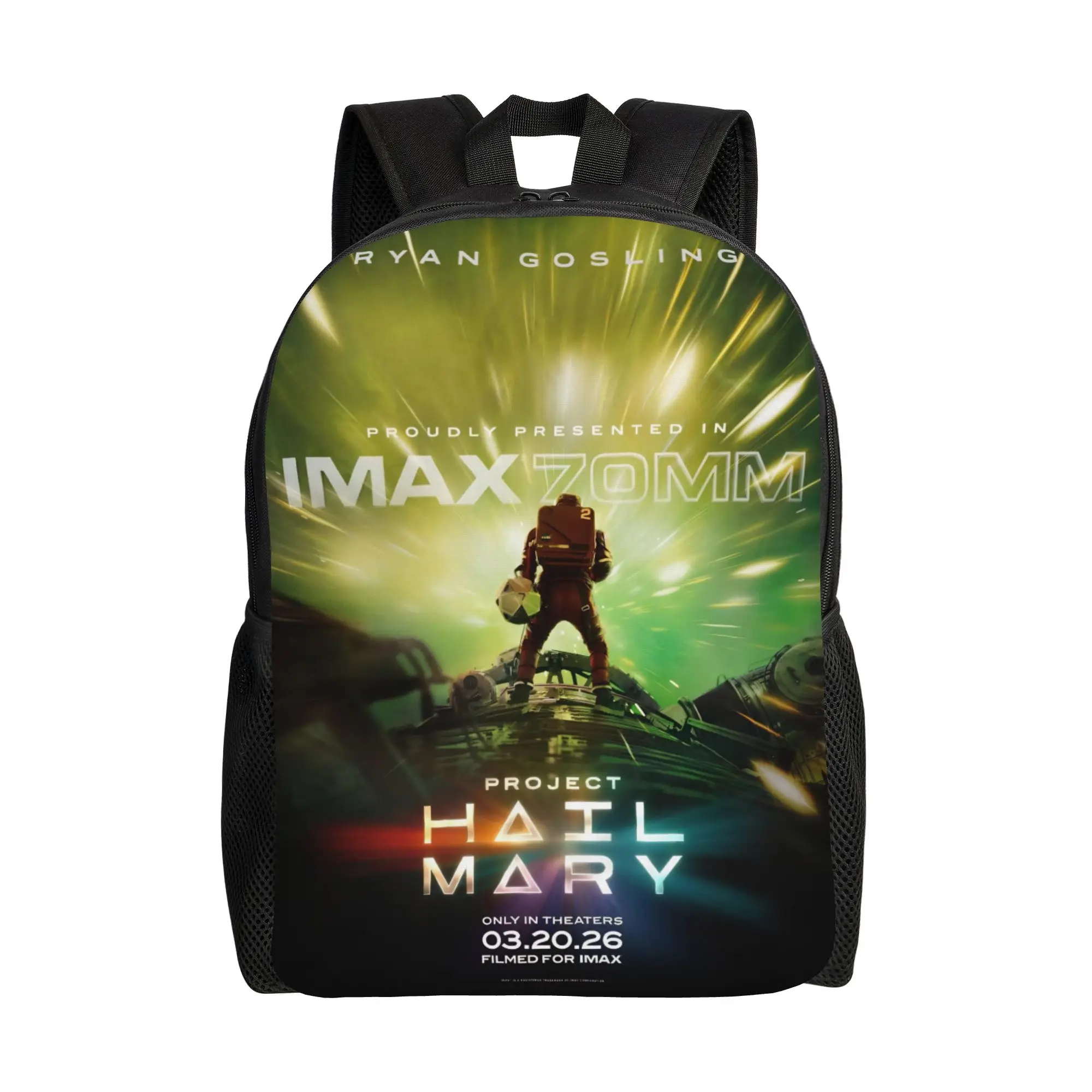 

Project Hail Marys 2026 Backpack for Men Women High School Hiking Travel Daypack Ryan Gosling Laptop Canvas Bags with Pocket