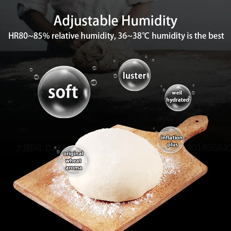 مصنع توريد الخبز التخمير Proofer رخيصة 28 صواني صندوق التخمير آلة غرفة صندوق Retard Retarder الرغيف الفرنسي الخبز العجين #4