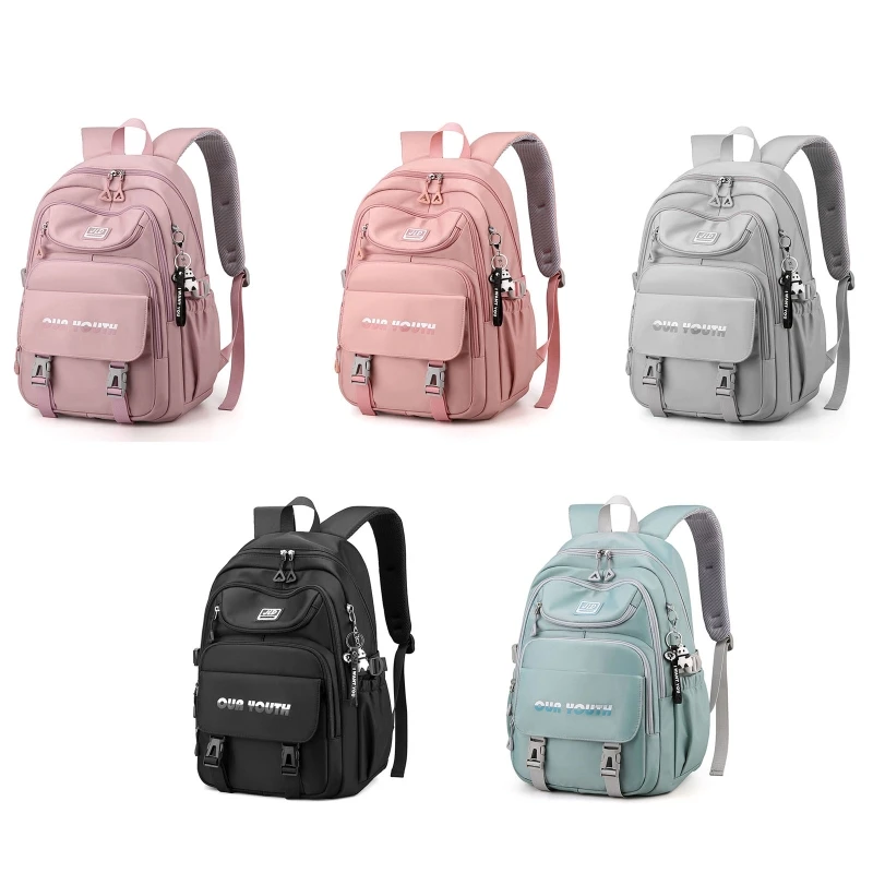 Linda mochila escolar para niñas adolescentes, mochila escolar con múltiples bolsillos, mochila para estudiantes, mochilas para