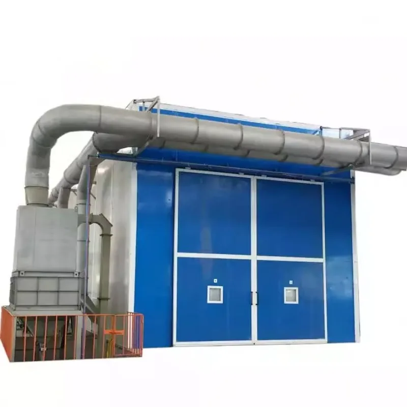 High Quality Sandblasting Room Sand Blasting Booth Blast Cabin with Automatic Recovery System