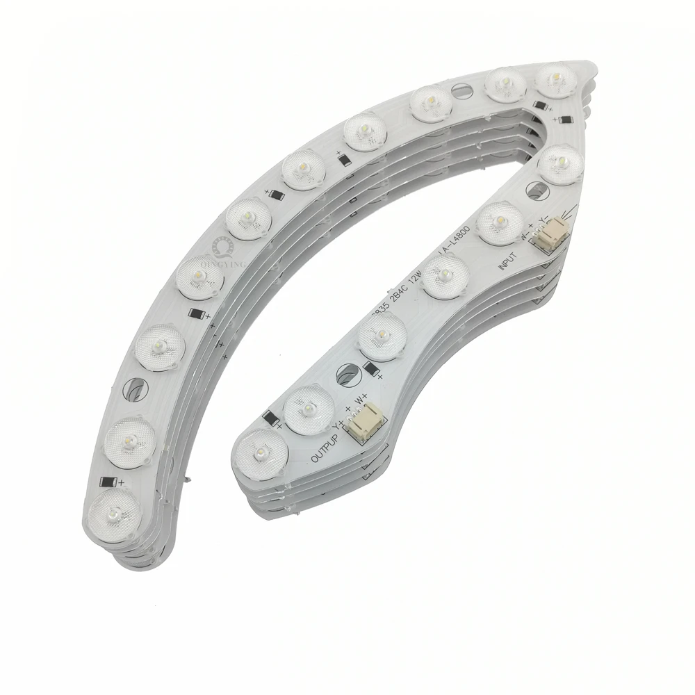 Doul Color LED Module 6W 8W 12W 18W 24W 30W 40W With Lens, 3000K 4500K 6500K Three Colors Light Source For Ceiling Lamp DIY