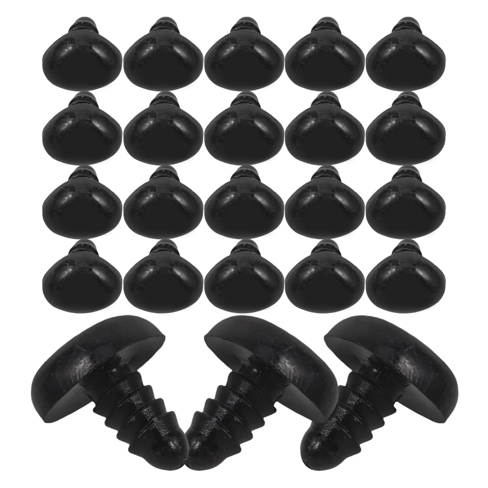 

50 шт. пластиковых носов для мягких игрушек, безопасные носы для рукоделия, декоративные детали для животных, материалы для рукоделия