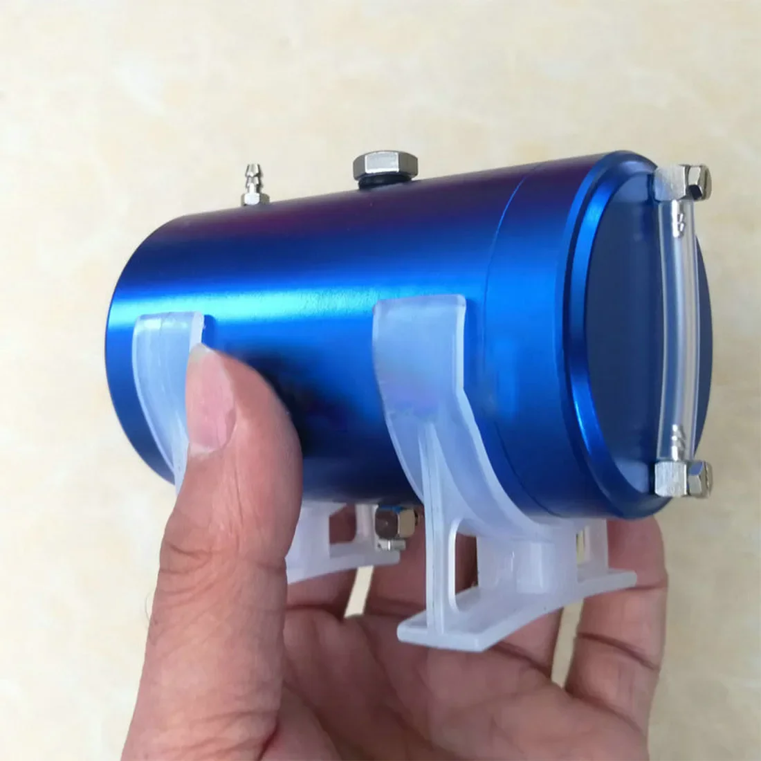 90ml /150ml Aluminium Alloy Fuel Tank With Oil Level Display For TOYAN Methanol / Gasoline Engine Model / Car Ship Models Parts