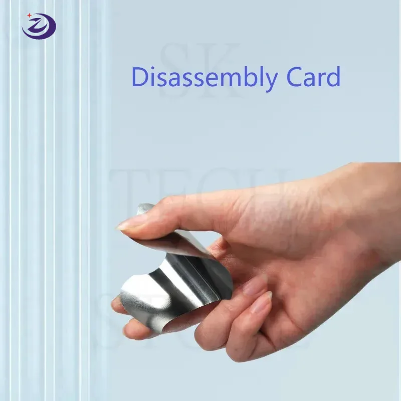 100pcs Disassembly Card Tools 0.1mm Back Cover Pry Separation Screen Opening Separating Card Phone Repair Hand Disassembly Set