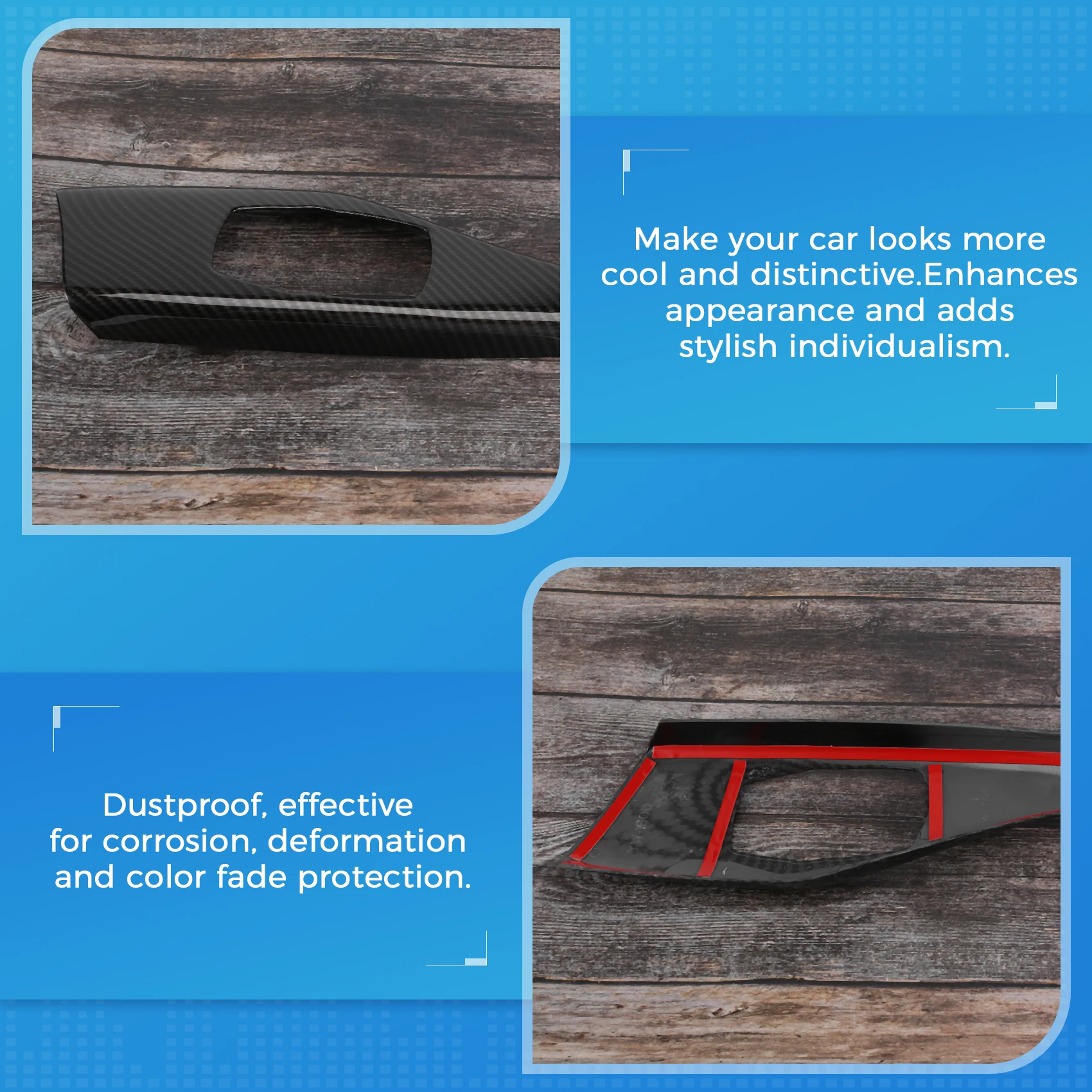 

For BMW 1 Series F20 F21 2012-2018 2 Series F22 F23 Carbon Fiber Central Control Multimedia Button Panel Frame Cover LHD-M53K