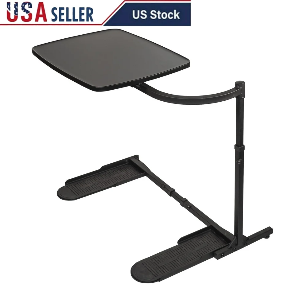 

Adjustable Swivel TV Tray Table Large Laptop Stand Couch Desk Side Table Gaming Desk Eating Tray Couches Chairs