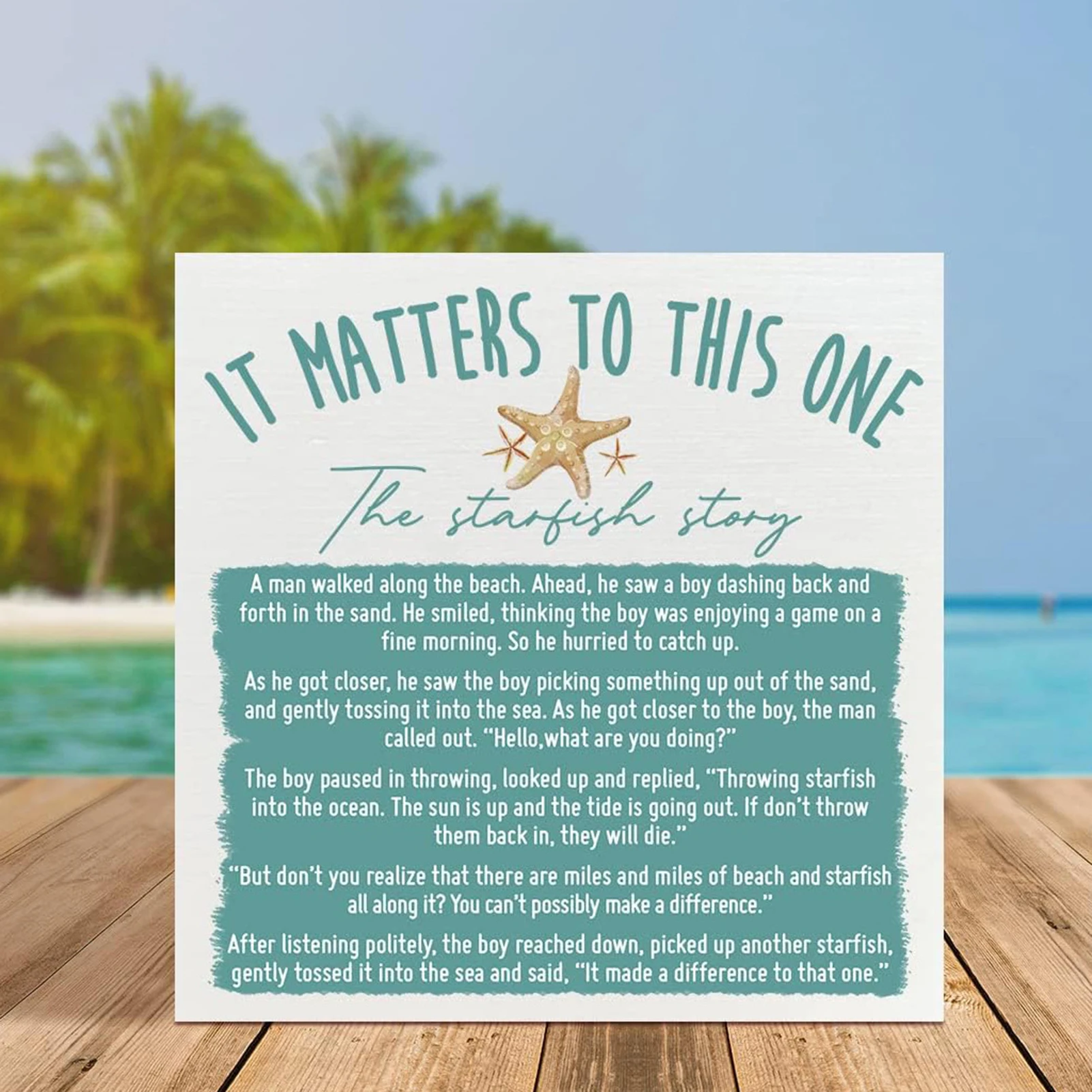 Sinal De Prancha Para Praia, Madeira Coaster Rustproof, Farmhouse Decor