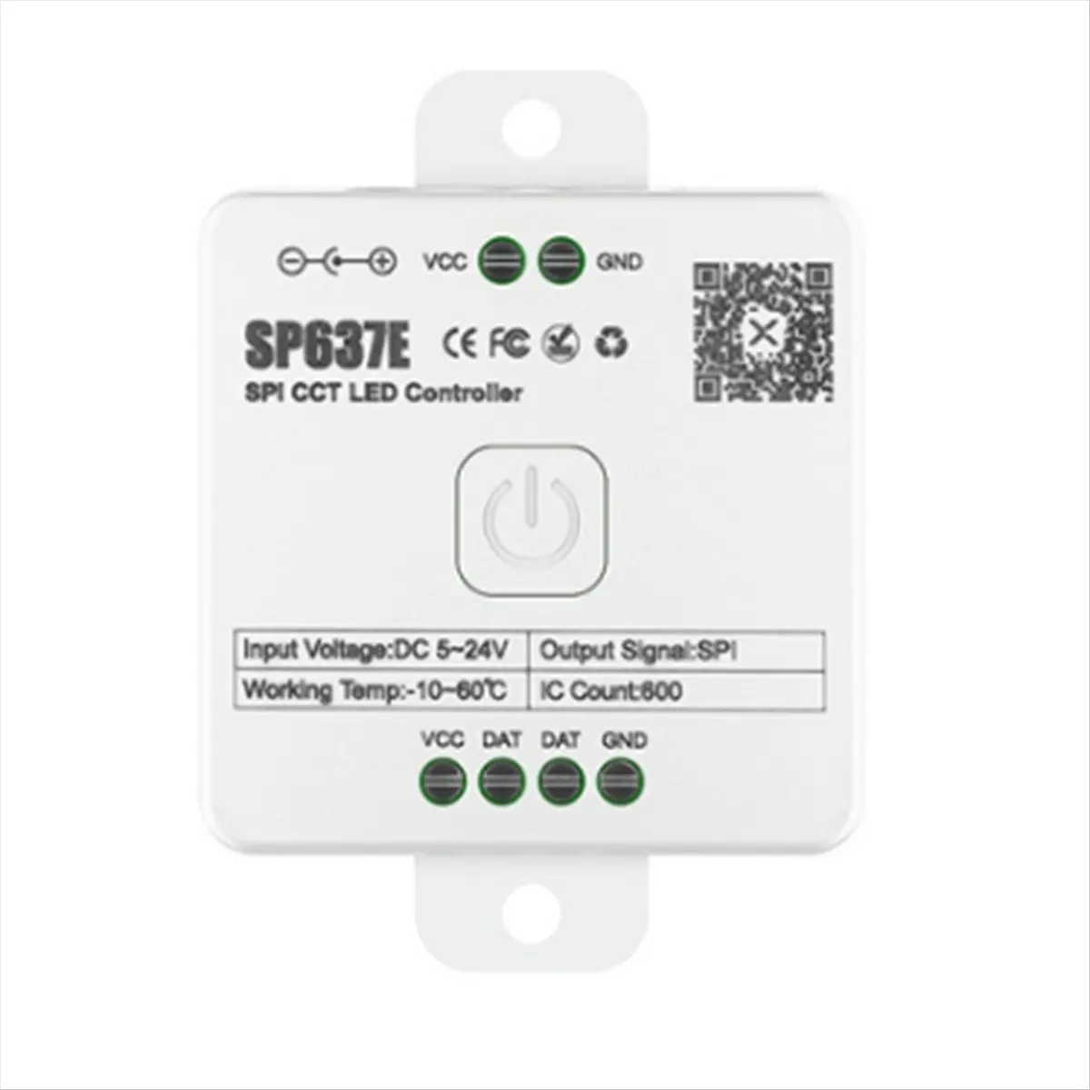 BRILLIANT And-SP637E SPI Dual Controller DC5-24v Support 2.4G Touch Remote Control