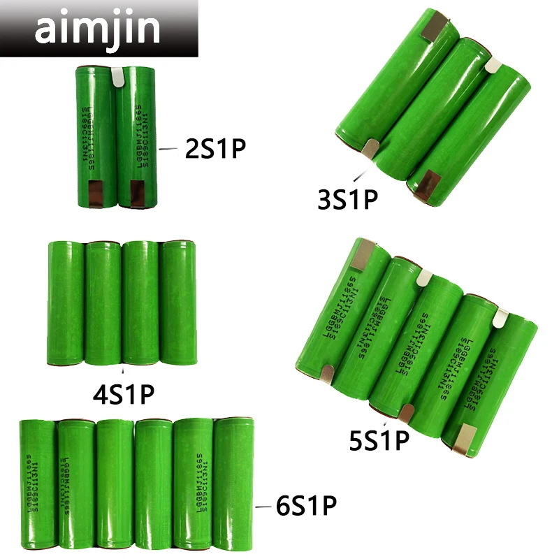 

12V US18650 Battery 3000mAh 30amps for 12.6v Screwdriver Battery Weld Soldering Strip 3S1P 12.6v Battery Pack