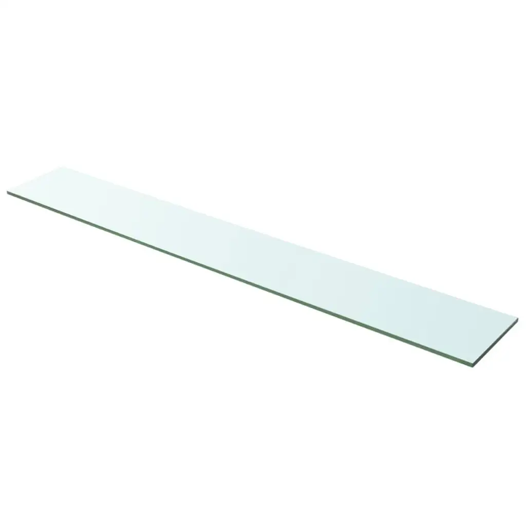 

Clear Glass Shelf Panel 39.4x5.9 - Durable Floating Wall Storage Solution