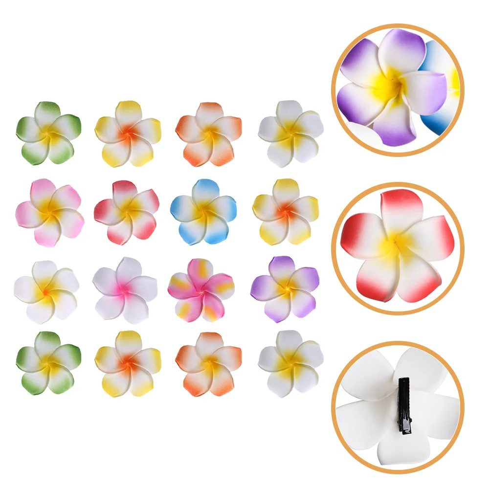 

16Pcs Simulated Flower Hairpin Decorative Hair Clip for Women Wedding Party Summer Hair Accessories Floral Barrettes