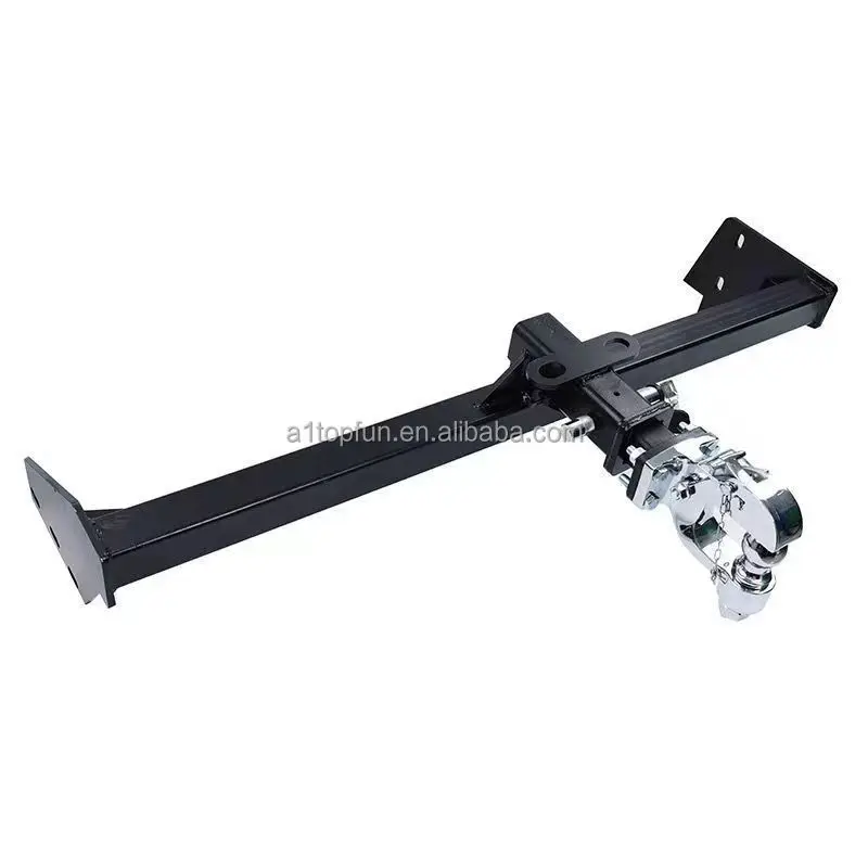Trailer Rear Bumper Car 4x4 Off-road Refit Steel Tow Bar With 2inch Receivertrailer Hitch Pintle Hook Accessories