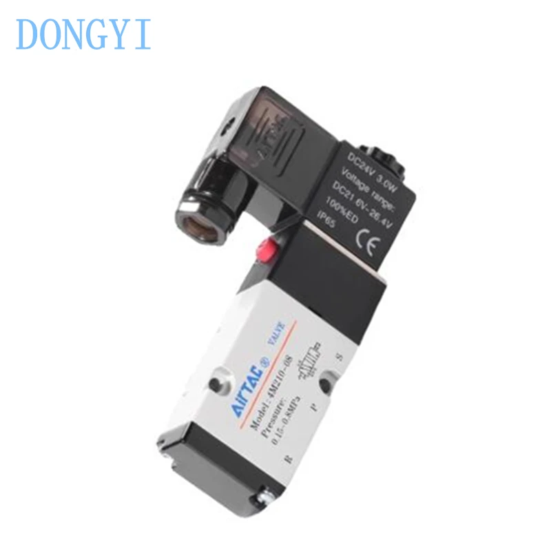 Solenoid Valve 4M 4M110-M5/06 4M210-08/06 4M310-08/10 4M120-M5/06 4M220-06/08 4M320-08/10 AC220V DC24V
