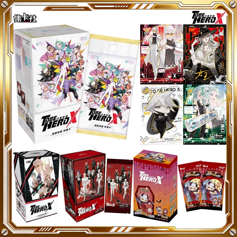 

Карточки Card.fun To Be Hero X, 2-е издание, «Я — Герой», таинственная коробка, аниме-карточная игра, подарки на день рождения и праздники для детей