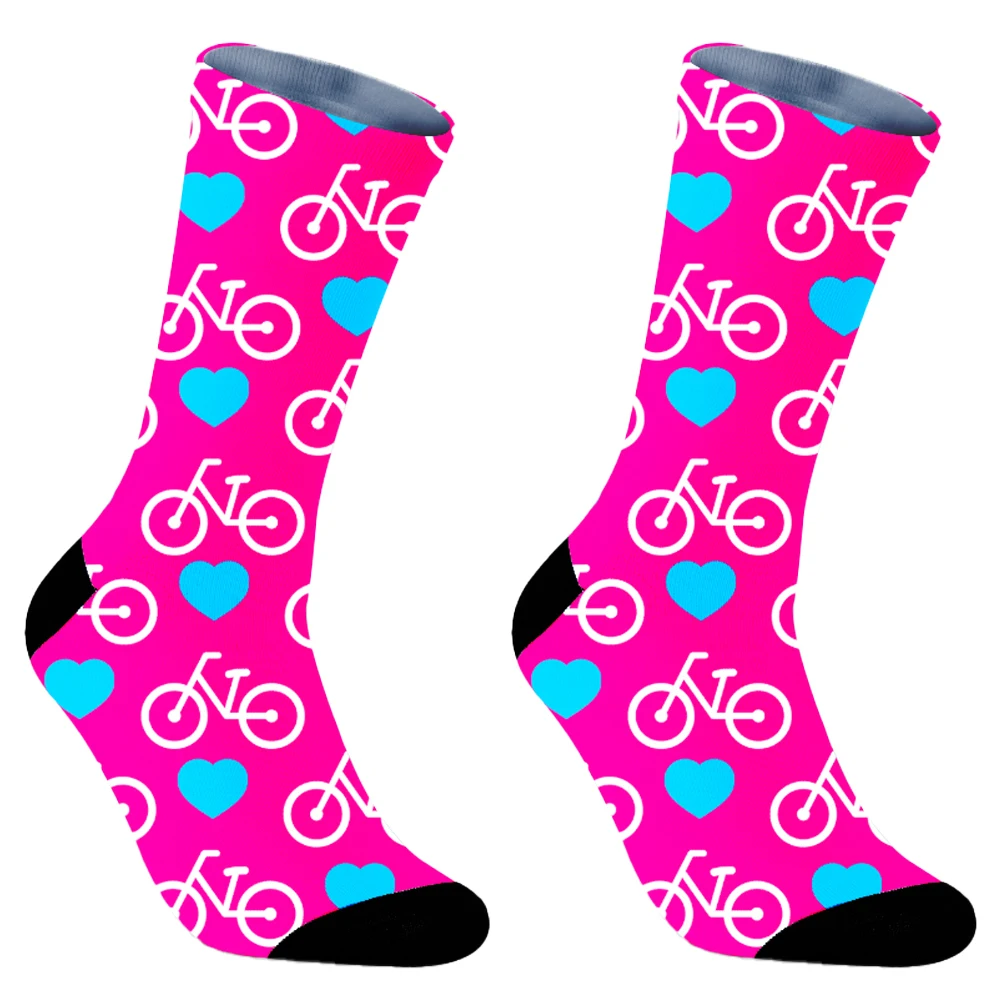 2024 New Unisex Socks Retro Styled Bicycle Bike Mountain Stuff Comfortable Road Cycling Socks Spring Autumn Winter Best Gifts