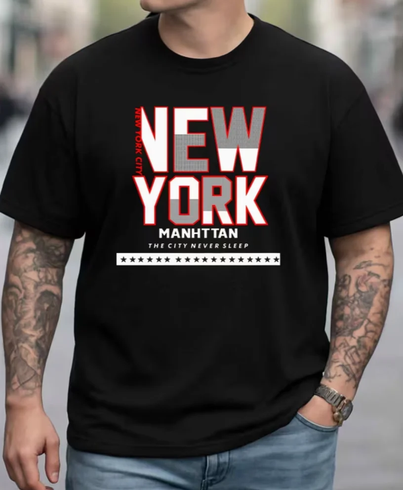 Men'S Fashion New York - New York City Tee New Year