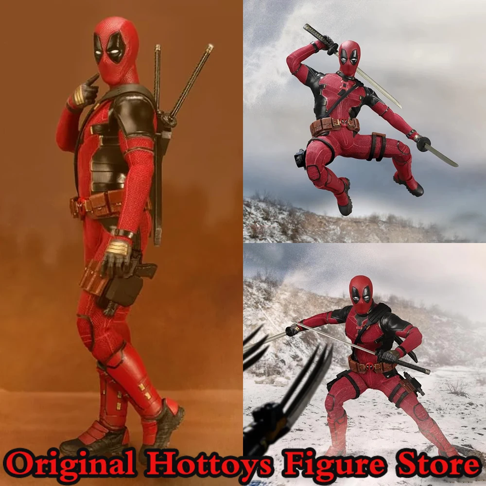 Mezco 1/12 Scale Male Soldier Deadpool Movie Series Mercenary Deluxe Edition Full Set 6-inches Action Figure Doll Collection