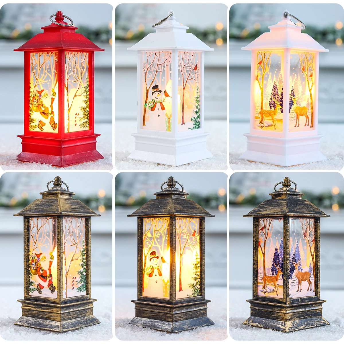 

Christmas Holiday Lighting Lantern Home Decor Holiday Lighting 2023 Gifts Christmas Lights Party Christmas Decoration for Home