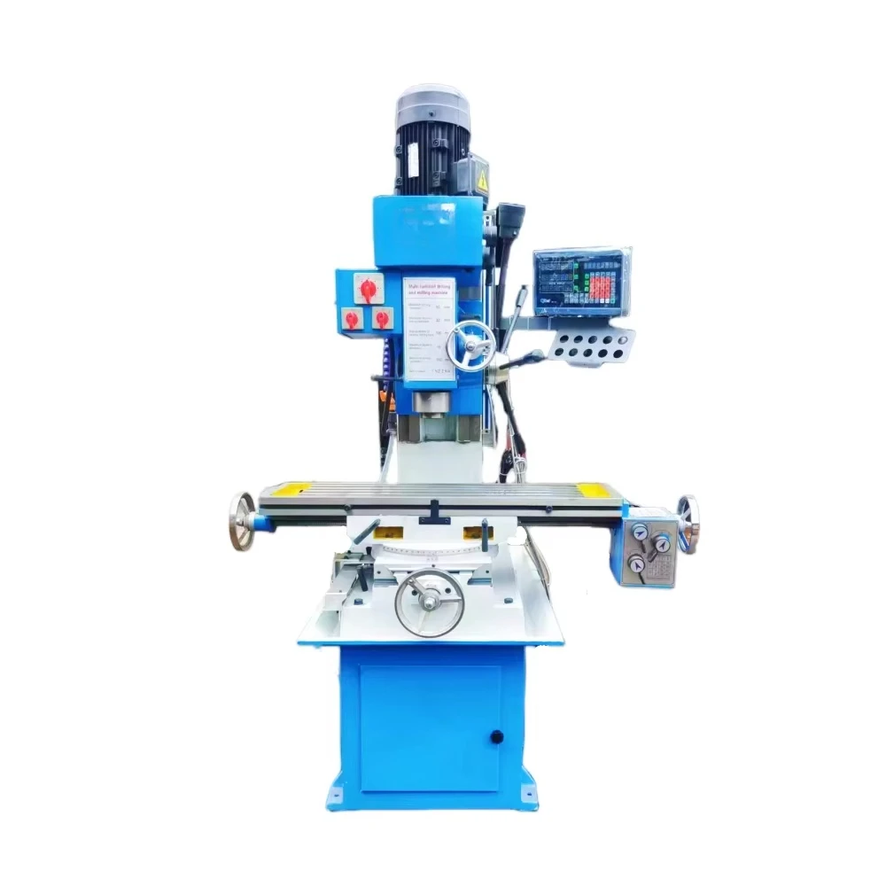 Benchtop Vertical Universal Milling Unit ZX50C With Rotating Table for Metal Processing