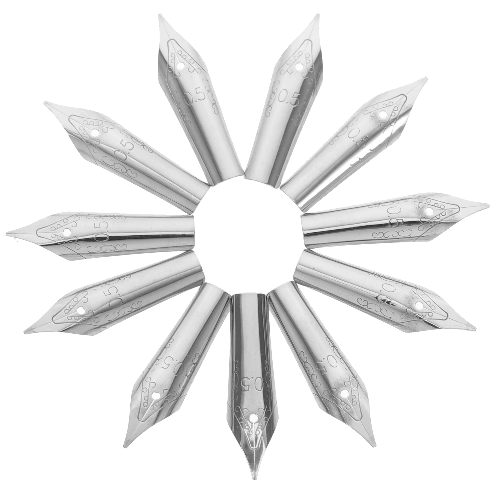 

30pcs Fountain Nibs Replacement Tips Calligraphy Supplies Steel Writing Tools for Students Calligraphy Pen Nibs Artists