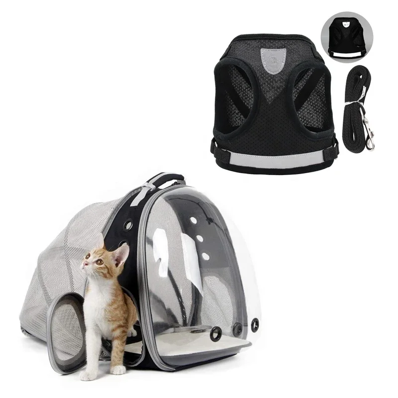 Expandable Space Capsule Clear Bubble Pet Carrying Hiking Traveling Cat Backpack Carrier For Cat Dog