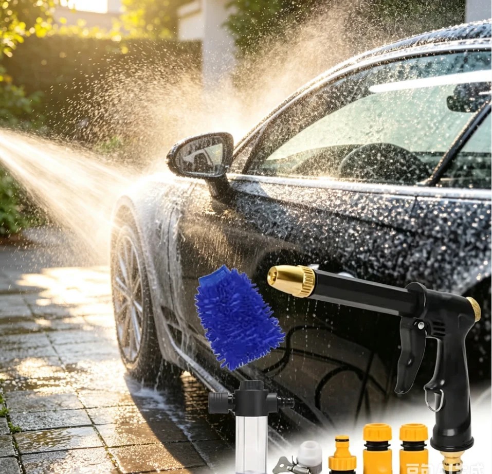 

High Pressure Washer Gun Foam Cannon Garden Sprinkler Sprayer Car Cleaning Tool Kit Auto-Detailing Car Wash Accessories
