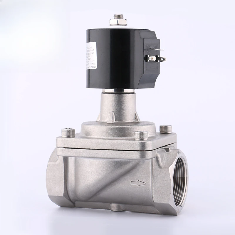 Válvula solenoide de rosca interna de acero inoxidable STZL11