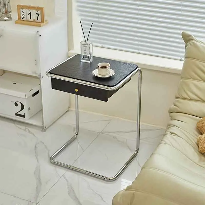 Storage Edge Table,Metal Tea Table,Creative Wooden Coffee Table,Living Room Side Table,Bedside Table,Nordic Furniture,Customized