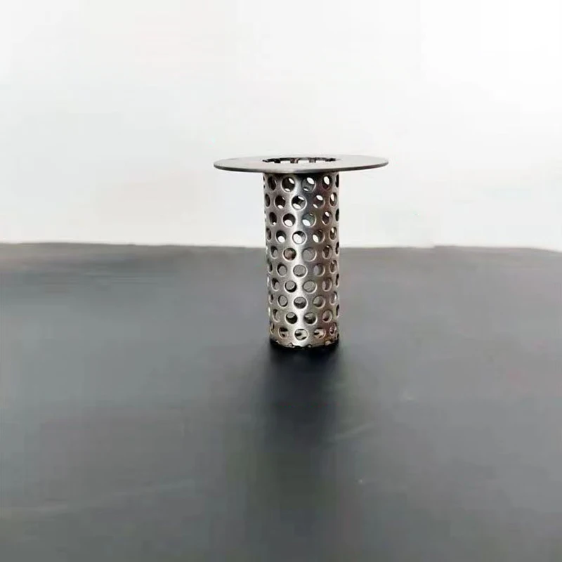 Stainless Steel Large Mesh Kitchen Sink Filter Sewage Filter Screen Floor Drain Smooth Flowing Water Filter Residue Leftovers