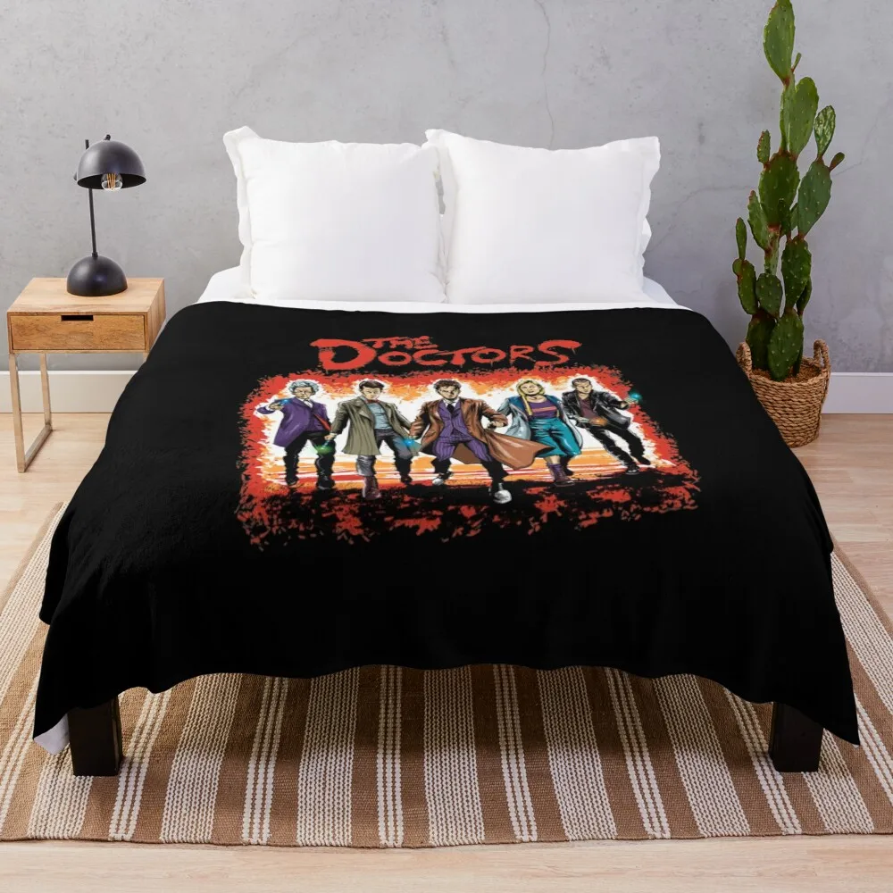 

Doctor Who T-ShirtThe Doctors T-Shirt_by Zascanauta_ (1) Throw Blanket blankets and throws Baby Summer Beddings Blankets