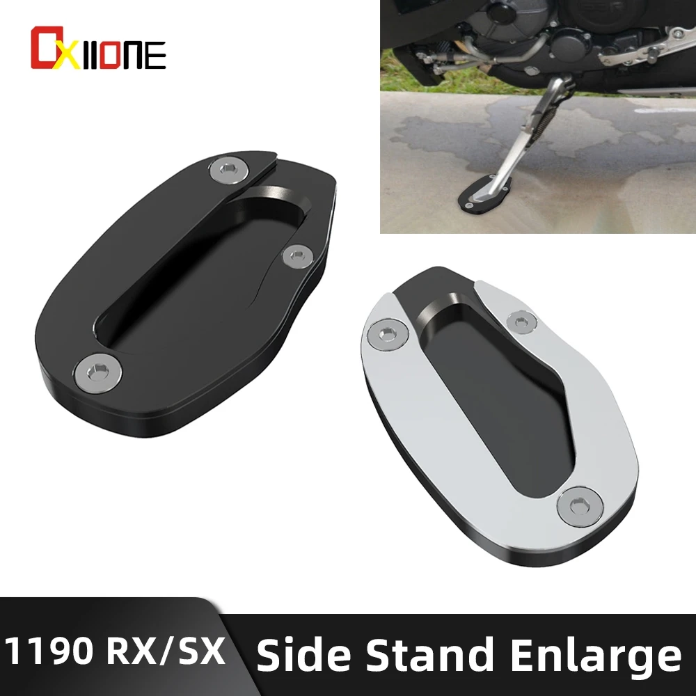 

Motorcycle Accessories Kickstand Side Stand Extension Pad For EBR 1190RX/SX Erik Buell Racing 1190 RX 1190SX 2014-2022 2023 2024