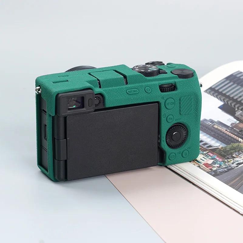 Camera Case for Sony A7CII A7C MarkII A7CR Soft Silicone Case Protector Camera Cover Rough Durable Full Case with Hot shoe Cover