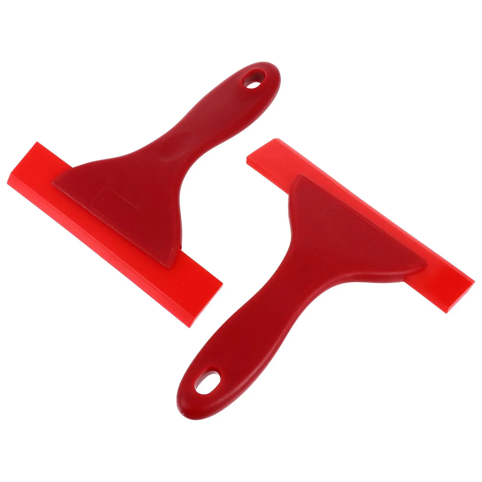 

2Pcs Glass Squeegee Water Blades Windshield Wiper Durable Tint NonSlips Shower Door Cleaner Polyurethane Surface Flexible