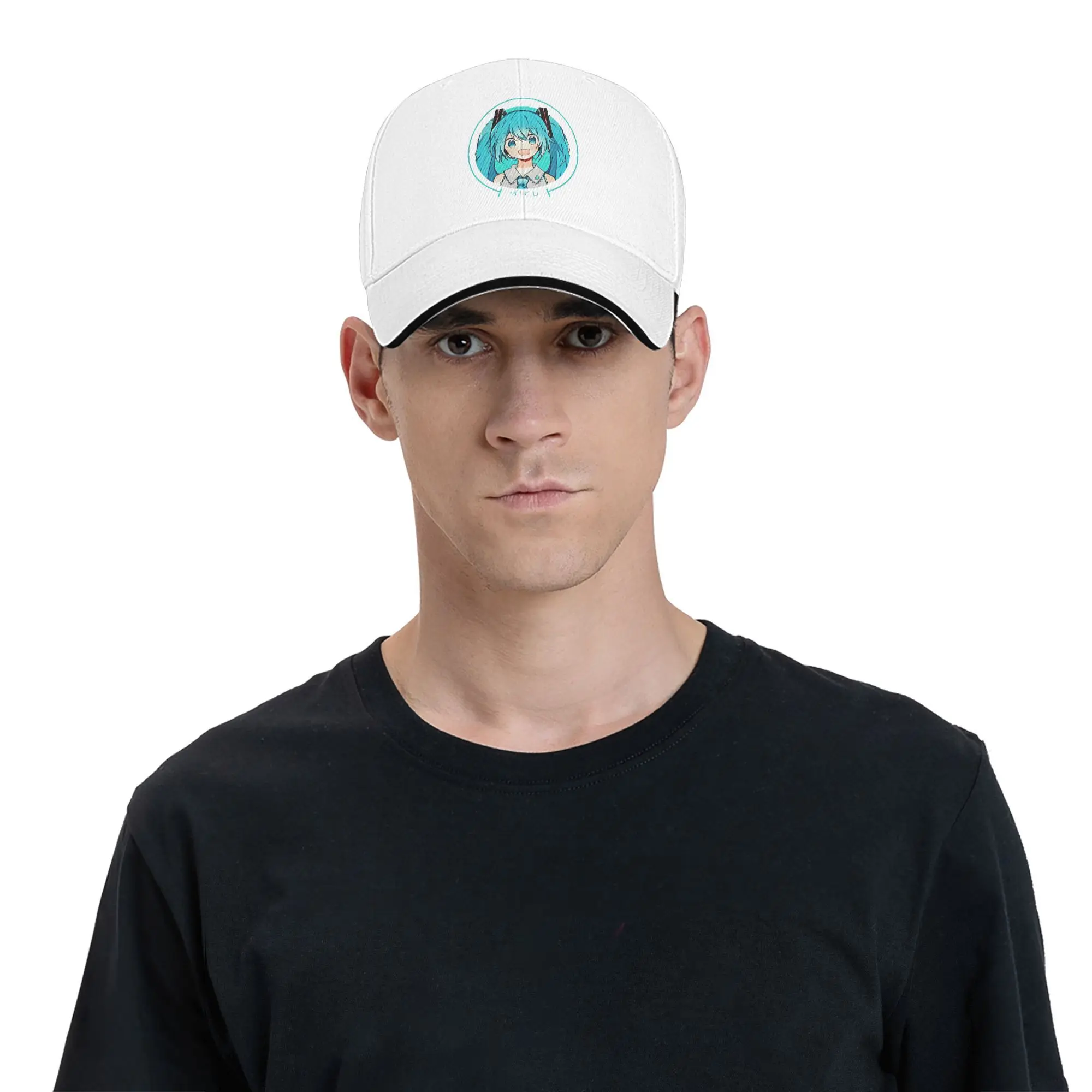 Hatsune Miku Vocaloid sekai undertale megurine luka Men Women Baseball Cap  Trucker Hat Classic Daily Headwear Fit Snapback Hat