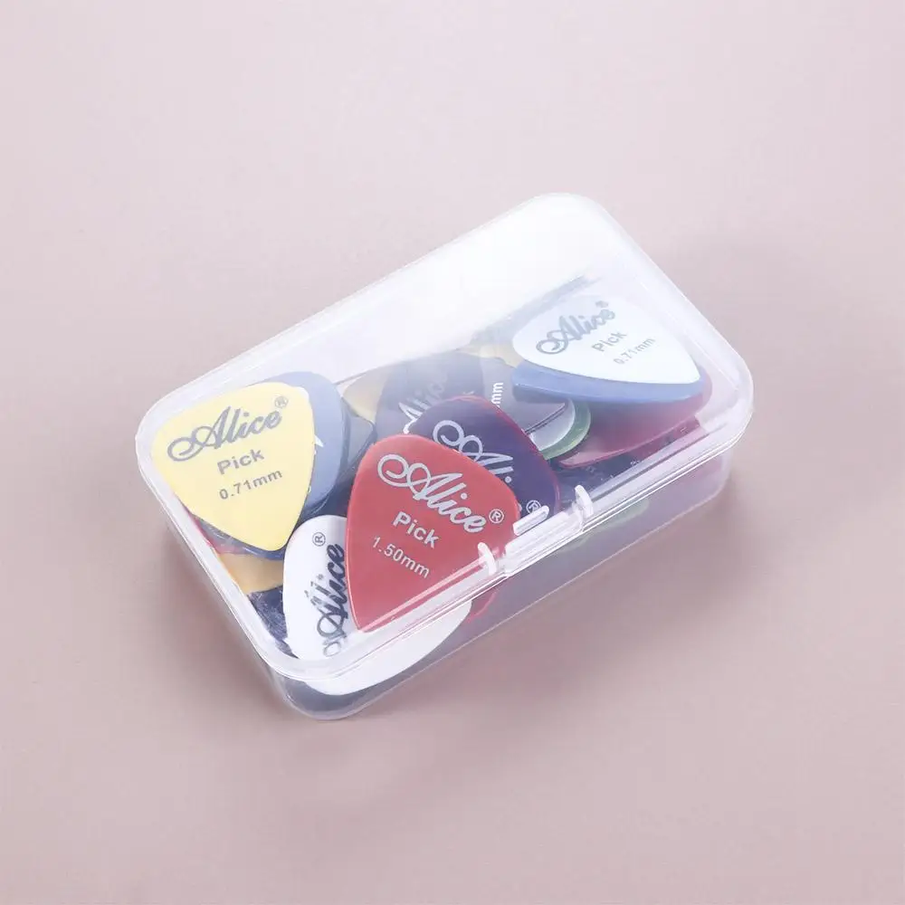 

0.58 - 1.5 mm Light Weight ABS Bass 1 Box Guitar Picks Plectrum Mediator Guitar Accessories