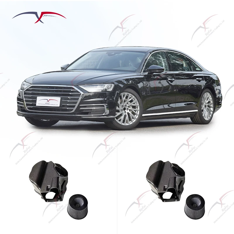 

Suitable for A8 3.0T Automotive Parts Carbon Fiber Cold Intake System Kit Cold Intake Filtration System