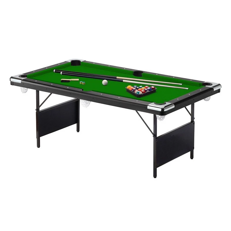 1.9 m  household indoor adult children's folding pool table, free of installation pool table pool table