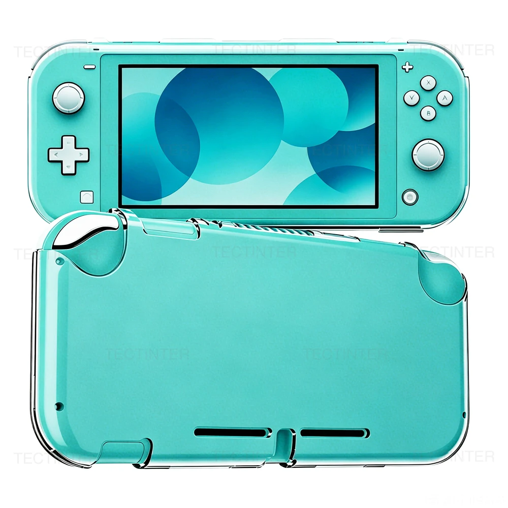 Funda Protectora Transparente para Consola Nintendo Switch Lite, Cubierta Protectora de TPU Suave y Transparente para Accesorios de Switch Lite
