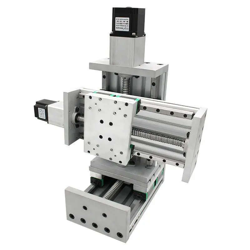 Cross slide table xy CNC linear electric guide lifting ball module heavy-duty table drill power head laser welding