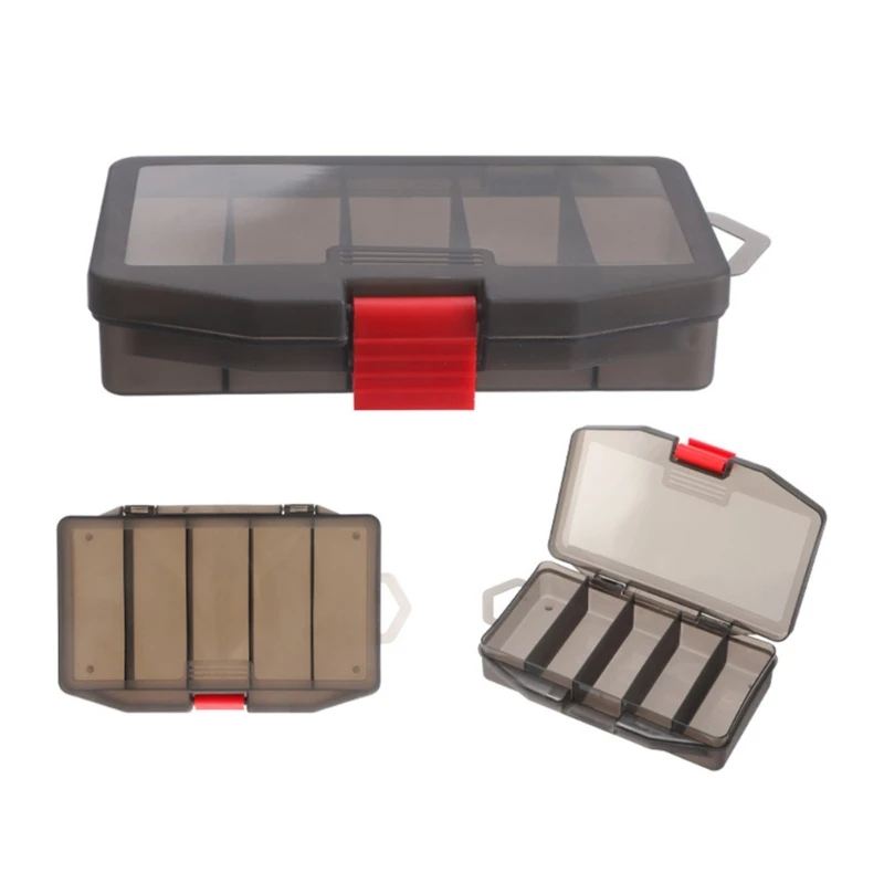 Storage Box with Adjustable Compartments, Grids Fishing Tackle Box, Waterproof, Fishing Tool, Lures, Baits, Storage Case