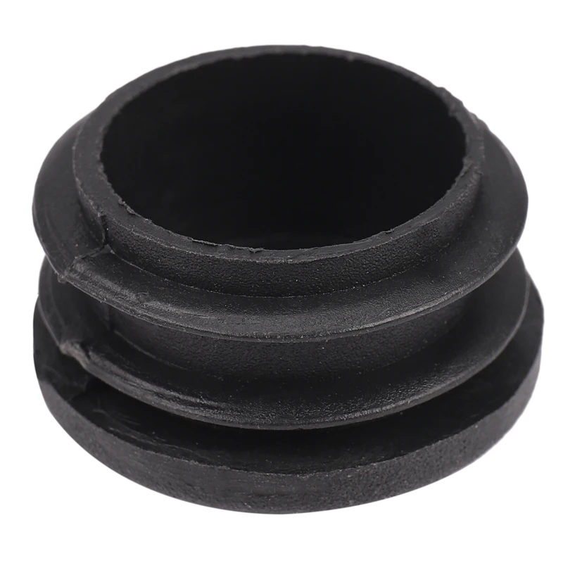 Black Plastic 35Mm Dia Blanking End Caps Round Tube Insert 5 Pcs