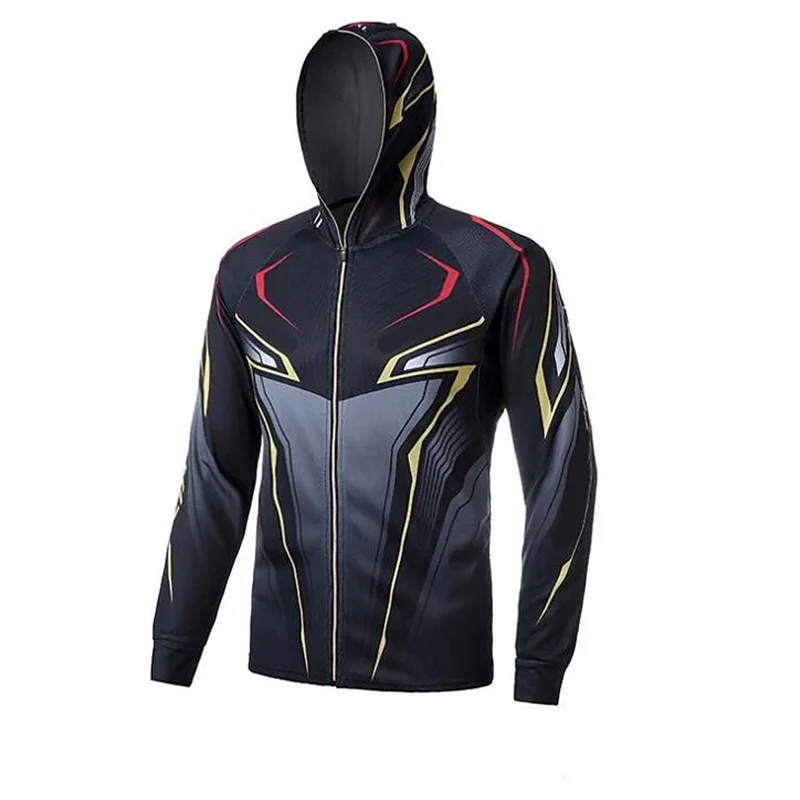 

High-Quality CustomizedLong Sleeve Fishing Clothing Anti-UV Comfortable Printing Men's Sublimation Hoodie Fishing Jerseys