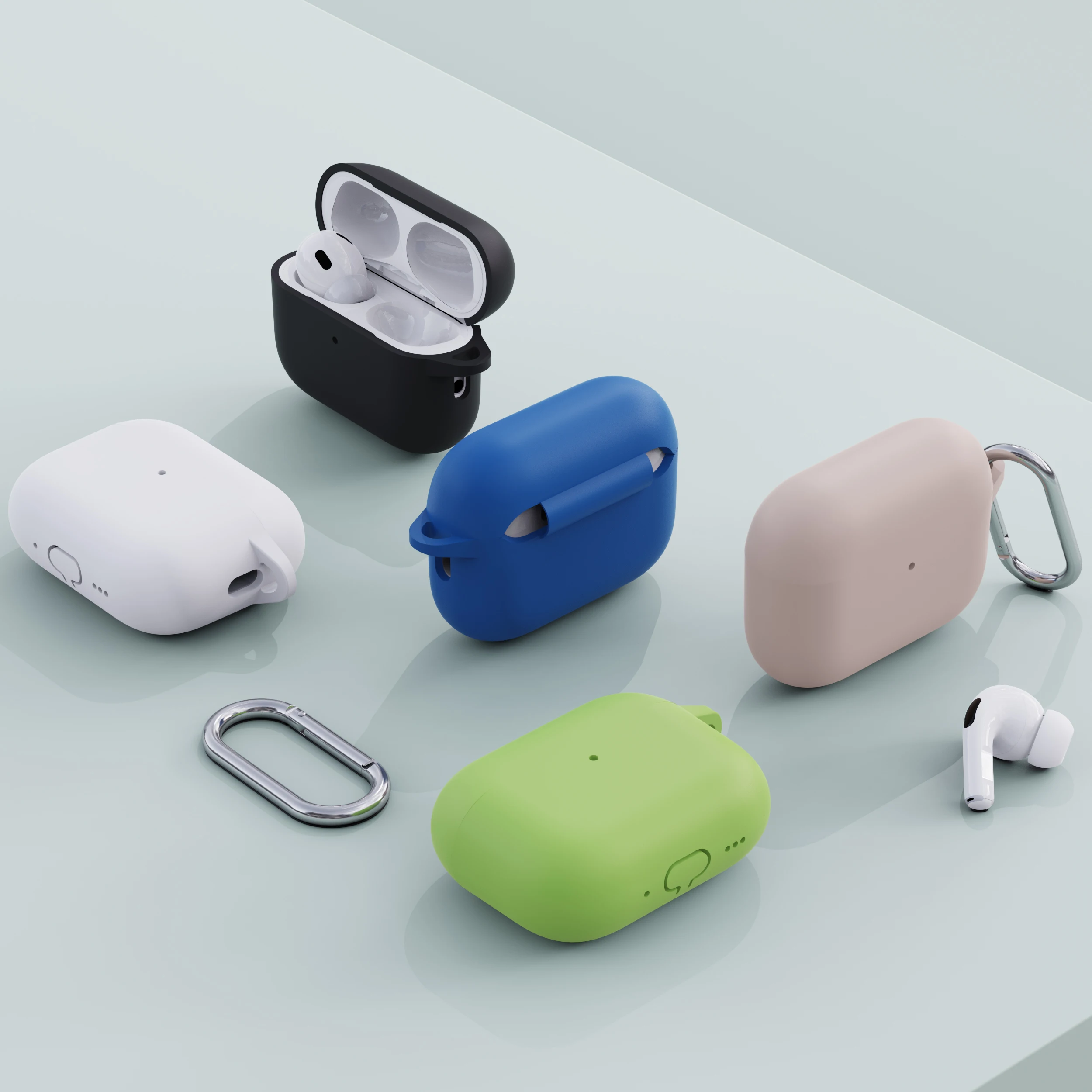 Чехол для AirPods Pro 3, чехол с набором для чистки, мягкий силиконовый защитный чехол для Apple AirPod Pro 3-го поколения 2025 года